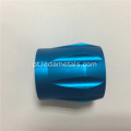 Conector de microfone azul anodizado em alumínio